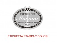 Etichette adesive per fioristi, fiorai e vivaisti (mm 36x28)  (cod.21G)